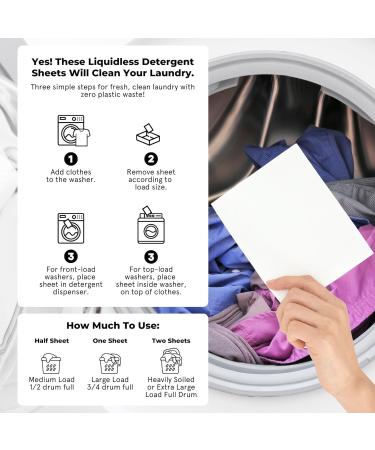 Eco-Friendly Laundry Detergent Sheets - Ocean Breeze Scent 180 Loads Portable & Space-Saving for Travel - Buy Online on SooperMarket.com