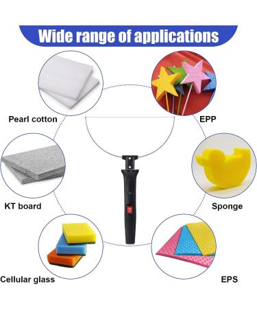 Hot Wire Foam Cutter Kit with Temperature Controller - Electric Cutting Machine for Art Craft EVA Foam Carving (Black) - Buy Online on SooperMarket.com