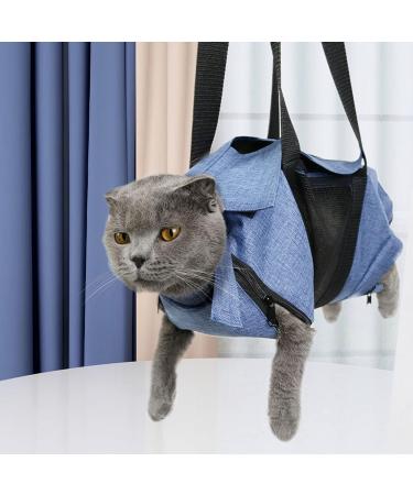 Fockety Cat Nail Clipping Cleaning Grooming Restraint Bag No Scratching Biting for Bathing Pet Bag for Cat Dental Care Administering Eye Drops Ear Cleaner Clipping Nails Trimming - Buy Online on SooperMarket.com