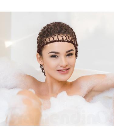 3 Pack Framedino Mesh Hair Net Crochet Snood Caps for Women - Stylish Sleepwear - Buy Online on SooperMarket.com