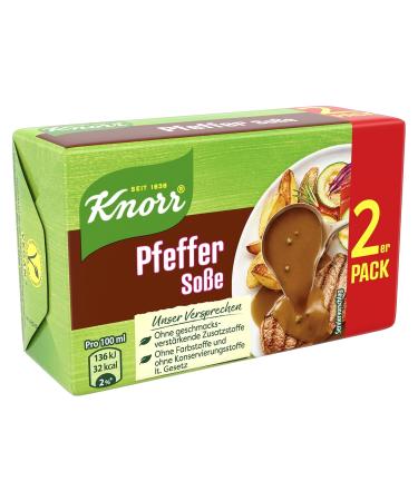Knorr Pepper Sauce - Spicy Pepper Sauce Without Flavor Enhancers | 18x 2 Pack (46g) - International Shipping Available - Buy Online on SooperMarket.com