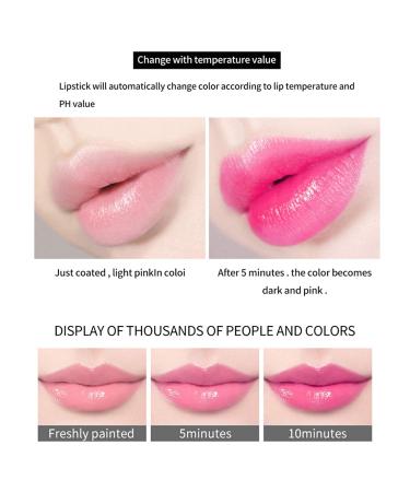 Petansy 3 Colors Jelly Flower Lipstick Set - Waterproof and Durable Lip Makeup - Gift Box Included (3 Pcs) - Buy Online on SooperMarket.com