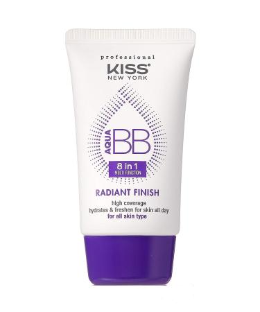 Kiss New York Aqua BB Cream 8-in-1 Multi Function Cover and Care Beauty Balm  Korean Skin Care Argan Oil Infused  Radiant Finish  Hydrating Full Coverage BB Cream 1.42 Fl Oz (Caramel) - Buy Online on SooperMarket.com