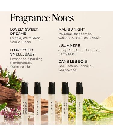 DIME Beauty Perfume Sampler Hypoallergenic Clean Perfumes Eau de Toilette For Women (Set of 5 2 ml) - Buy Online on SooperMarket.com