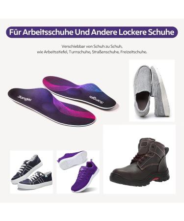 3angni Orthopedic Insoles for Flat Feet - Heel Spur & Plantar Fasciitis Relief | EU Size 47-48 | Unisex Comfort Shoe Insoles - Buy Online on SooperMarket.com