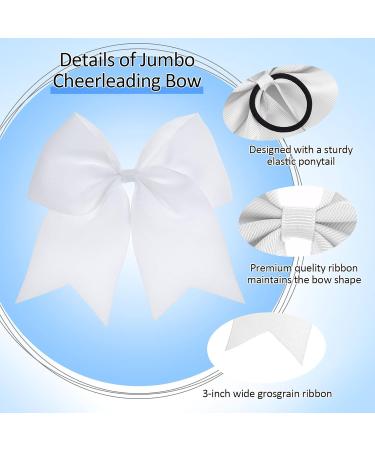 Shop Aster 2-Piece Big Hair Bows for Women & Girls | 8 Inch Cheerleading Ribbons | Perfect Team Gifts - Buy Online on SooperMarket.com