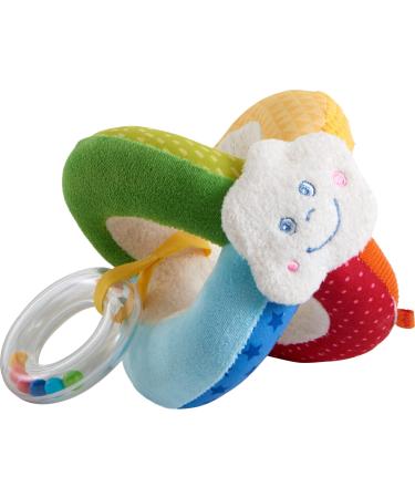 HABA - Fabric Ball World Rainbow Iris Toy for Babies Multi-Coloured Unique (306024) nica