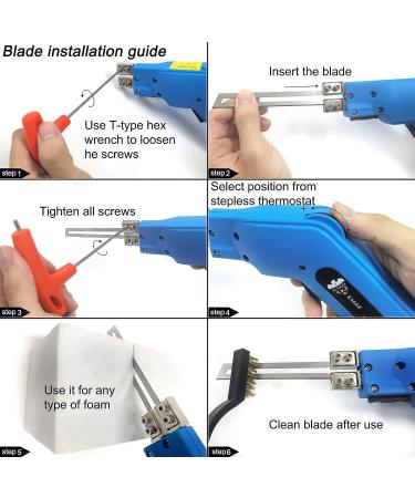 KS EAGLE Electric Foam Hot Cutter Knife with Blades & Accessories - 150W - Buy Online on SooperMarket.com