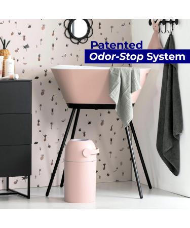 Magic Baby Diaper Pail Patented Odor-Stop System Use Any Garbage Bag One Hand Free Lever 4 Rolls of Bag incld. (Clay) - Buy Online on SooperMarket.com