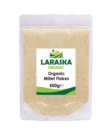 Organic Millet Flakes 500g - Millet Ready to Cook Healthy Substitute for Rice Stews Soups Certified Organic