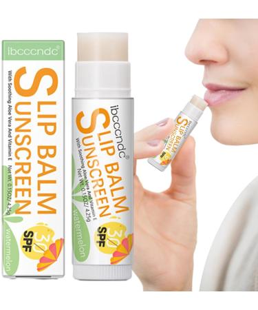 Sunscreen for Lips Bum Sun SPF30 Lip Sunscreen - Travel Size Sunscreen for Lips Soothes and Moisturizes Lips Sun Protection Lip Care Tumotsit #3 Watermelon Flavor - Buy Online on SooperMarket.com