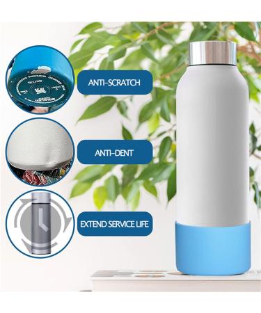 Heat Resistant Silicone Cup Sleeve Set Slip Straw Cap Water Bottle Boots Silicone Straw Cover Friendly Cup Accessories for Home Office Travel Travel - Buy Online on SooperMarket.com