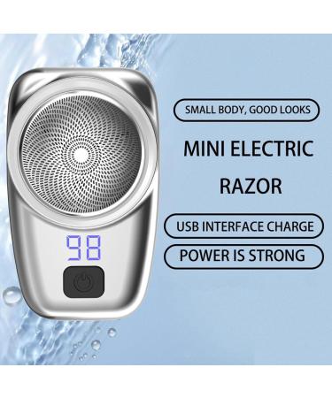 Rehomy Portable Electric Shaver for Men - Mini USB Rechargeable Waterproof Razor | Wet & Dry Use | Ideal Travel Gift for Dad & Husband - Buy Online on SooperMarket.com