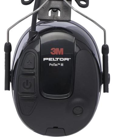 3M Peltor ProTac III Hearing Protection Headset - Helmet Version Black - One Size | International Shipping Available - Buy Online on SooperMarket.com