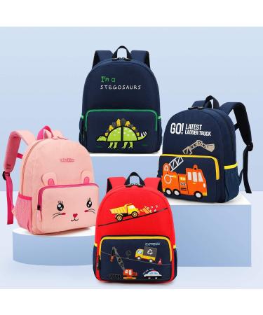 Willikiva Car Dinosaur Kids Toddler Backpack - Waterproof Preschool Bag for Boys and Girls - Buy Online on SooperMarket.com