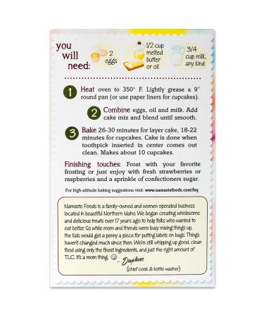Namaste Foods Organic Devil's Food Cake Mix - 13 oz Gluten-Free Baking Mix - Buy Online on SooperMarket.com