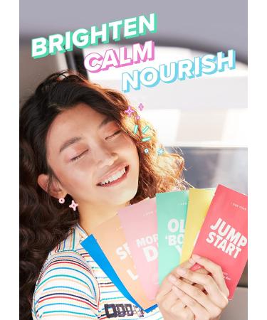 I Dew Care Let's Get Beauty Sheet Faced - 14 Day Sheet Mask Set (20ml Each) | Hydrating & Rejuvenating - Buy Online on SooperMarket.com