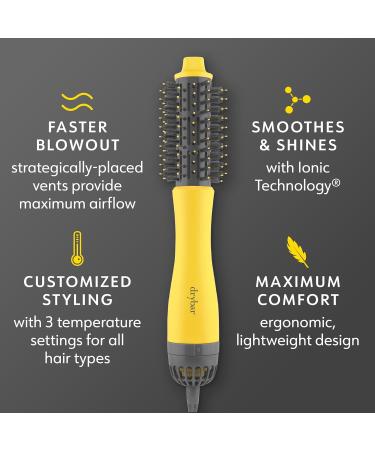 Buy Drybar The Half Shot Small Round Blow-Dryer Brush - Fast & Easy Blowouts Perfect for Layers Curls & Waves - International Shipping Available - Buy Online on SooperMarket.com
