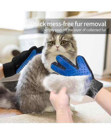 5-Piece Pet Brush Set - Effective Hair Remover Mitts & Lint Rollers for Dogs & Cats | Ideal for Long & Short Hair | Reusable & Eco-Friendly - Buy Online on SooperMarket.com