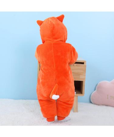 COOKY.D Baby Animal Hooded Winter Romper | 24-30 Months Fox Snowsuit Coat - Buy Online on SooperMarket.com