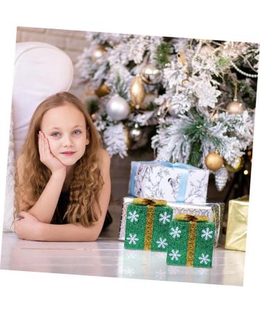 Cabilock Box Shop Decoration Decorative Wall Basket Showcase Adornment Christmas Bag Green 15.00X15.00X15.00CM - Buy Online on SooperMarket.com