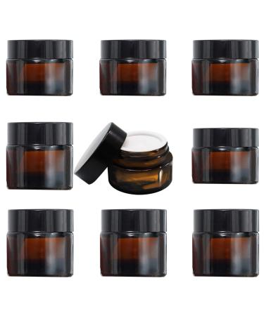 Tokincen 8 pieces 20ml 30ml amber glass empty can clear cremed box empty. Empty can empty fulfillable container brown glass container with lid and liner for cosmetics creams lotion etheric oils amber 8 pieces 20ml 30ml