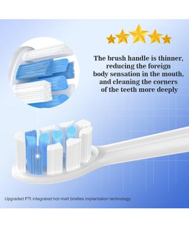 10 Pack of Compatible Soft Electric Toothbrush Heads for Philips Sonicare C1 C2 C3 G2 W2 G3 W3 A3 4100 5100 6100 - SoftCare HealthyWhite | 10 Counts - Buy Online on SooperMarket.com