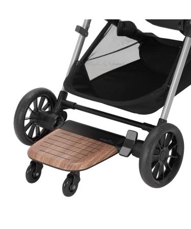 Evenflo Stroller Rider Board - Convenient Riding Option with Non-Skid Surface and Smooth-Ride Wheels - Holds up to 50 Pounds - Easy to Use - No Additional Parts Needed - Buy Online on SooperMarket.com