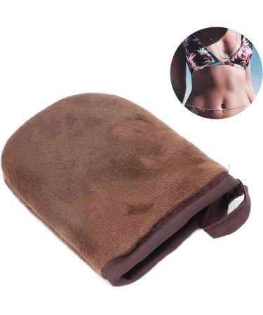 Aplicador de guante autobronceador guante de bronceado s per suave aplicador de loci n de guante flocado peque o guante de bronceado sin sol adecuado para aplicaci n de guante (Marr n) - Buy Online on SooperMarket.com