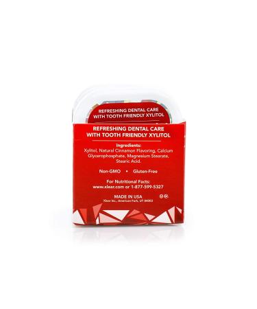 Xlear Spry Gems Cinnamon Mints - 40 Count, 25g | Fresh Breath & Sugar-Free - Buy Online on SooperMarket.com