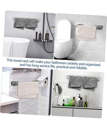 ABOOFAN Towel Rack Shower Door Wall Mounted Hooks Bathroom Furniture Self Adhesive Towel Bar Set No Punching - Buy Online on SooperMarket.com