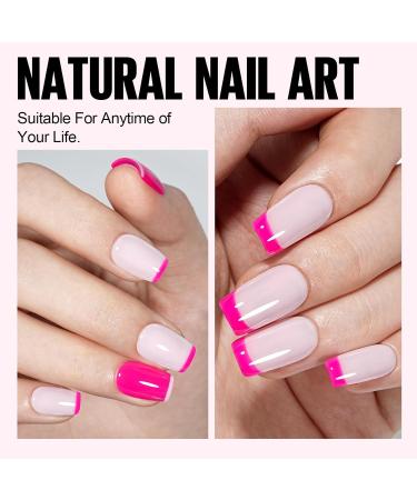 TOMICCA Neon Pink Gel Nail Polish 15ML - Long Lasting, High Gloss, Chip Resistant | UV LED Lamp Required | DIY Manicure Salon Quality - Buy Online on SooperMarket.com