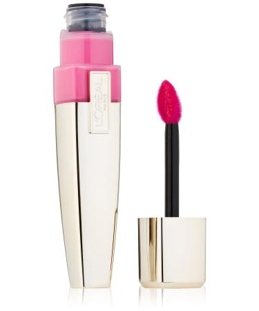 L'Oreal Paris Colour Caresse Wet Shine Lip Stain, Pink Rebellion, 0.21 Ounces