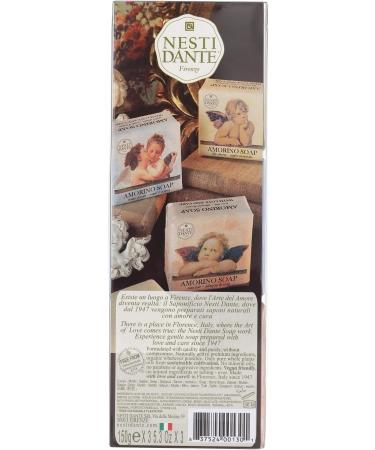 Nesti Dante Gift Set Amorino - Luxurious 3x150g Soaps | International Shipping Available - Buy Online on SooperMarket.com