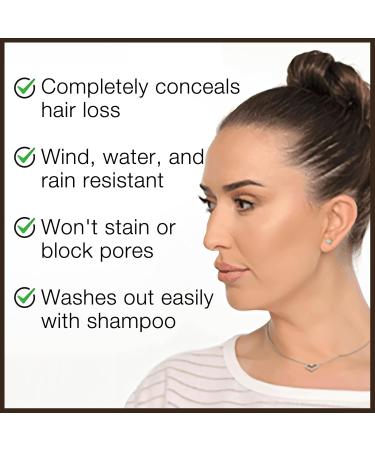MIELIKKI Hairline Concealer Powder - Instantly Conceal Hair Loss & Thin Hair for Men & Women Stain-Proof Formula Brown 03 - Buy Online on SooperMarket.com