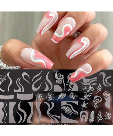 Luvadeyo Nail Art Plates - 2 Piece Stamping Set with Transparent Stamp & Scraper Tool for Women & Girls | International Shipping - Buy Online on SooperMarket.com