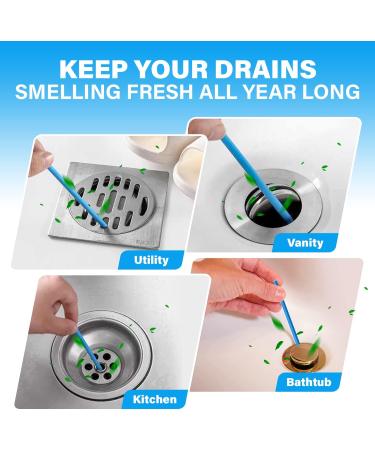 Buy Drain Sticks x48 Fast & Effective Drain Cleaning for Sinks Baths & Showers | Prevent Blockages & Odors - International Shipping - Buy Online on SooperMarket.com