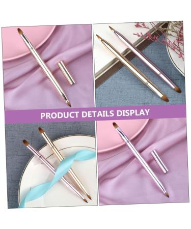 NOLITOY Double Ended Lip Brush Set - 4 Pcs Makeup Brushes for Women - Essential Concealer & Lipstick Tools - Assorted Colors - Buy Online on SooperMarket.com