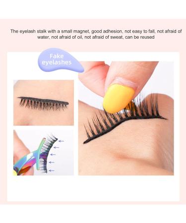 5 Pairs Updated 3D Magnetic Lashes with Eyeliner Kit Glue Free Waterproof Quick Dry 3D Fake Eyelashes Reusable 3D Magnetic False Lashes Extension Set Create Charming Bright Eyes - Buy Online on SooperMarket.com