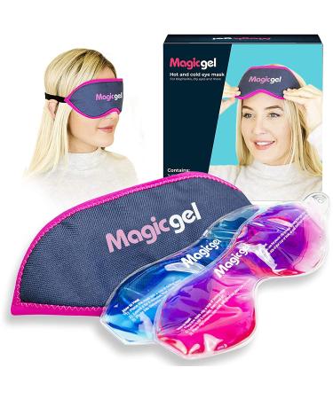 Eye Mask for Dry Eyes | Hot Cold Eye Mask | Warm Eye Compress | Heat Eye Mask for Styes Blepharitis MGD & Tired Eyes by Magic Gel