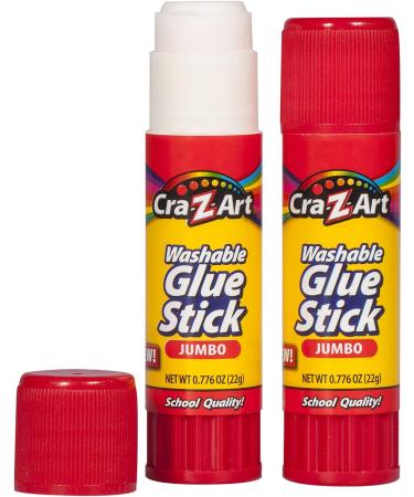 Cra-Z-art Jumbo Washable Glue Sticks 2-Count (11306N-48) 2 Count - Buy Online on SooperMarket.com