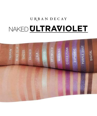 Urban Decay Naked Ultraviolet Eyeshadow Palette - 12 Vivid Neutral Shades with Purple Pop | Ultra-Blendable Rich Colors | Velvety Texture | Mirror & Double-Ended Brush Included - Buy Online on SooperMarket.com