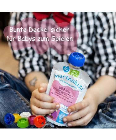 Buy Organic Quetschies by Marmaluzi - Premium Baby Fruit Pure for Kids 4 Months+ | International Shipping Available - Buy Online on SooperMarket.com