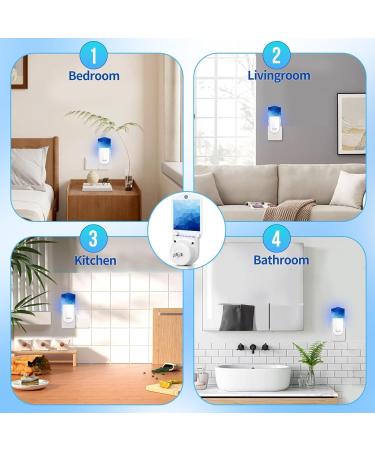 Indoor Sticky Trap Plug-in Indoor Snap Trap Blue-Purple Light Attracts Sticky Trap - 500 Square Feet Protection (1 Device + 6 Refills) - Buy Online on SooperMarket.com