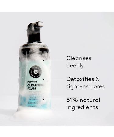 COCUNAT - Detox Cleansing Foam - For Oily and Combination Skin - Cleanses Purifies and Detoxifies in Depth - Double Cleansing - Closes Pores - Calendula - Acne - Sulfate-Free - 125ml - Buy Online on SooperMarket.com