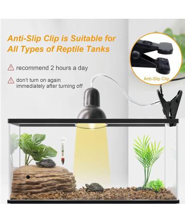 Shengruili 25W/50W Turtle Heat Lamp - Ideal Reptile Lamp for Terrariums | Durable & Efficient - Buy Online on SooperMarket.com