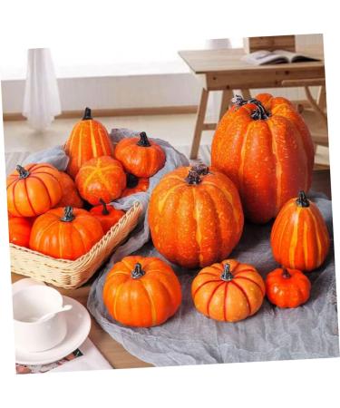 Warmhm 8pcs Halloween Decor Home Decor Autumn Decor Artificial Pumpkins Decor Photo Props Fall Photo Shoot Props Simulation Pumpkin Decor Scene Layout Adorn Ornaments Foam Cupboard - Buy Online on SooperMarket.com