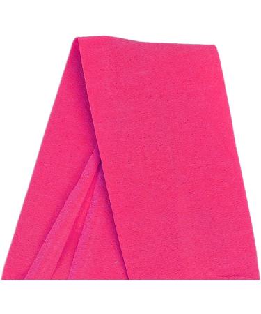Exfoliating Bath Washcloth - Deep Cleansing Back Scrubber for Men & Women | Long Shower Scrubber with Handles (Pink) - International Shipping Available - Buy Online on SooperMarket.com