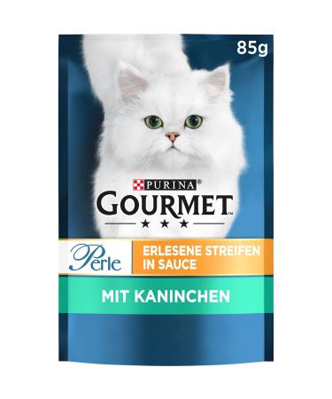 PURINA GOURMET Perle Selected Strips wet cat food with rabbit 24-pack (24 x 85g)