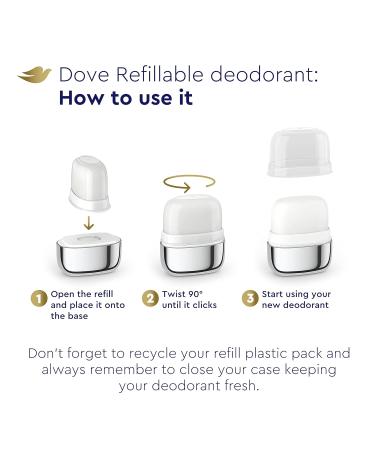 Dove Deodorant Refills Refill Kit 0% Aluminum Cucumber & Green Tea Aluminum Free Deodorant 1.13 oz Cucumber Green Tea 1.13 Ounce (Pack of 1) - Buy Online on SooperMarket.com
